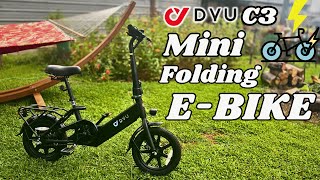 DYU C3 Mini Electric Folding E-Bike - Walkthrough/Review