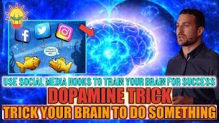 Dopamine trick your brain! Social Media button hook ft Andrew Huberman