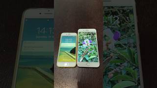 iPhone 6 on iOS 10 vs iPhone 7 Plus on iOS 15 boot up test #shorts #iphone6 #ios10 #iphone7plus #ios