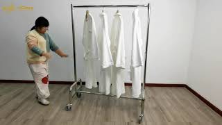 Clothing Garment Rolling Rack