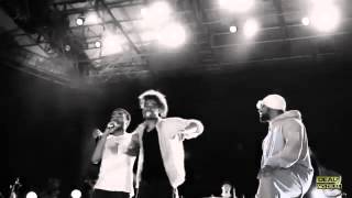 Danny Brown, Childish Gambino and ScHoolboy Q Freestyle in Prospect Park