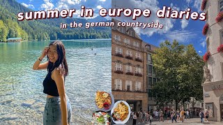 european summer travel diaries pt 2! living in european countryside: spending summer in germany