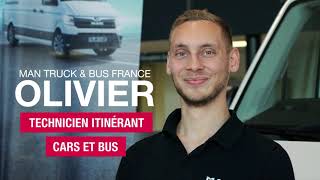 Être technicien itinérant cars et bus au sein de MAN France.