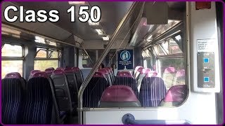 On Board a Northern Rail Class 150 Train - Edale Station, Derbyshire