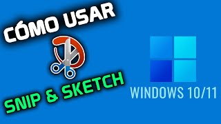 ✅ Como USAR la Herramienta de Recortes en Windows 10/11 | How to Use Snip & Sketch ✂️