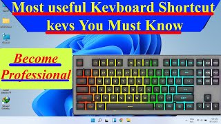 Most useful keyboard shortcut keys you must know | Become keyboard professional