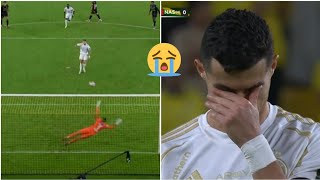 Cristiano Ronaldo Sad Reaction After His Penalty Miss Vs Al-Taawon 😢 | Al-Nassr Vs Al-Taawon