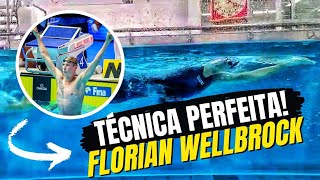 Nado Crawl PERFEITO com RECORDISTA Florian Wellbrock