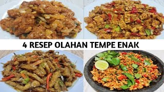 4 RESEP OLAHAN TEMPE MUDAH ENAK BIKIN NAGIH @Dapurmirdayan