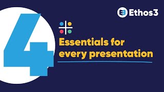 Start here: 4 Essentials for Every #Presentation |  #shorts