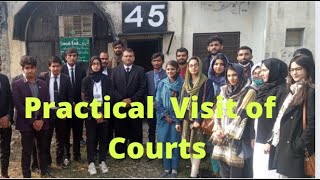 Courts from Inside| Practical information|Visit by Students of Punjab University Law College