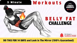 DO THIS FOR 14 DAYS and Look in The Mirror (100% Guaranteed) By 5 Minute Workouts