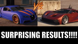 GTA V Drag race | FMJ vs ADDER (surprising results!)