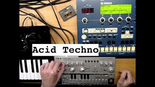 Hard Acid Techno Jam with TD-3, Rm1x, Minilogue Xd, and A4000. M/S/H- Can't Stop Raving.