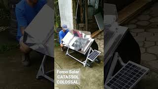 Forno Solar CATASSOL COLOSSAL 🔥☀️🥖🍞🥕🍅🍪🍴 #fornosolar #energiasolar #pão #bolo #forno #gastronomia