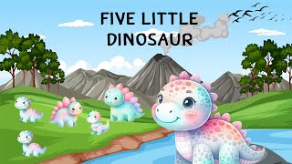 Counting 1 To 5 Numbers Song| Little Dinosaur | Nursery Rhymes | Kid play