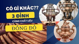 Làm sáng tỏ mức Giá 3 loại đỉnh đồng đỏ phổ biến nhất!