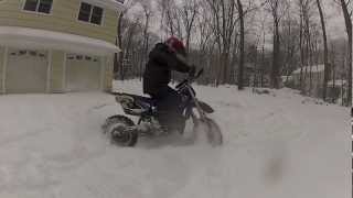 YZ 85 In The Snow