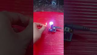 DIY mini tesla coil kit wireless power transfer project⚡|#shorts