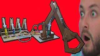 How to Make Hydraulic Manipulator from Cardboard | DIY