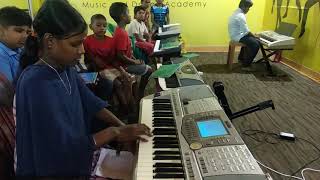 sare jahan se acha | Keyboard Cover | Kalai Aruvi Music and Dance Academy|