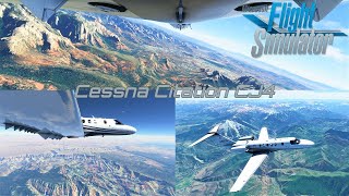 Citation CJ4 | 4K UHD Microsoft Flight Simulator 2020 Premium Deluxe | Aspen to Sedona, AZ