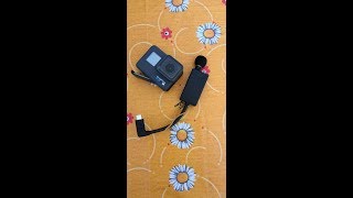 test audio gopro hero 6. external mic adapter and edutige EMT-001