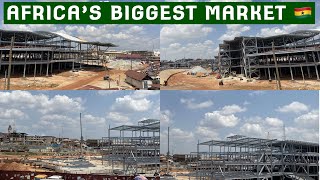 August 2022 Update On The Kumasi Central Market Redevelopment Project ; Biggest Market In Africa