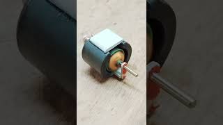 DC motor without frame ⭐ #dcmotor #scienceexperiment #electronic