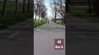 40 km/h skateboarding #shorts