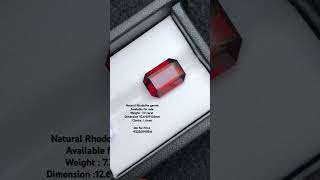 Beautiful faceted Natural Rhodolite garnet Available for sale #garnet #rhodolitegarnet #usa #uk