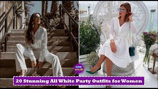 20 Stunning All White Party Outfits for Women | What To Wear To a Party