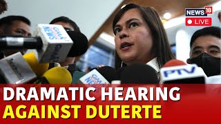 Philippine Vice President Duterte Impeachment Complaint | Duterte Hearing Live | N18G | News18 Live