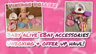 Baby alive rare eBay accessories unboxing & offer up haul! 💕🫶🏻