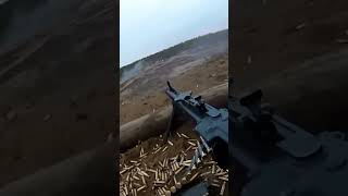 MG3 machine gun live fire pov. #short #shorts #machinegun #german #germany #swedish #soldier #pov