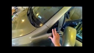 2008 RX350 plastic cosmetic triangle removal fender