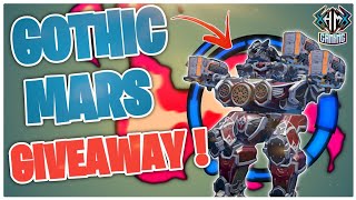 GOTHIC MARS GIVEAWAY #WRwinGMars #warrobots