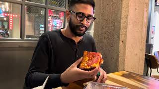 Detroit style pizza review - decent