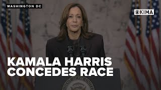 Kamala Harris gives concession speech, says Americans 'must accept the result of this election'