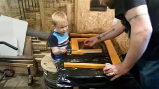 Revamping my grandsons table and chairs part 2