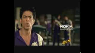 Shah Rukh Khan at Nokia KKR Tension Mat Le Yaar Ad - April 2011