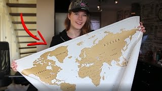 MASSIVE WORLD SCRATCH MAP!