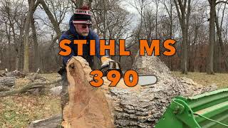 Firewood Frenzy With The Stihl MS 390, MS 250, and The MS 180, and the Stihl Pickaroon.