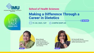 2023 Career Series: Explore the Diverse Career Paths in Dietetics - Live Talk #1