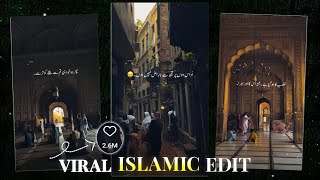 Most Viral ISLAMIC Urdu Poetry Video Editing - Inshot Video Editor 🔥