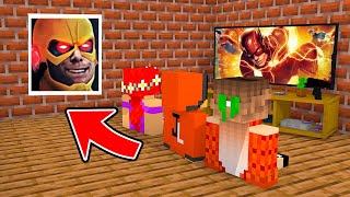 NÃO ASSISTA O FILME PROIBIDO DO THE FLASH MALVADO NO MINECRAFT! ‹ LOBINHO ›