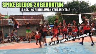 Duel spike bledos !!! Aksi seorang RISKAY mampu menyulitkan pertahanan dari Putra Asgar😱