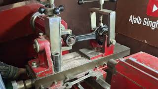 HOW TO JCB ENGINE SEMI C.R BUSH  BOREING ON TWINHEAD MACHINE #JCBEXPERTMACHANIC #MACHANIC #MACHINE