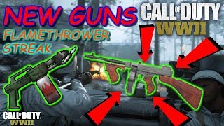 "NEW" BEST WEPON YET!!! COD WW2 M1928,"FLAMETHROWER" and MORE!!