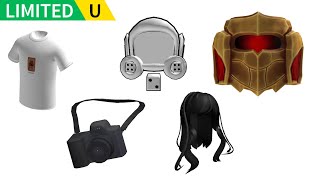 COMO CONSEGUIR ESTOS 5 ITEMS GRATIS ROBLOX